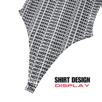 Thumbnail for Be Real Not Perfect Long Sleeve Transparent Bodysuit Women's Paneled Newspaper Long Sleeve Round Neck Shirts Beautiful Hot, Drestiny, Bodysuits, Long Sleeve Shirts, Women's Shirts, Casual Shirts, White, Black, S, M, L, United States, Canada, Australia, New Zealand, United Kingdom, Top Selling Shirts For Women, FR, Gender_Women, shopdrestiny.com