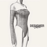 Thumbnail for Be Real Not Perfect Long Sleeve Transparent Bodysuit Women's Paneled Newspaper Long Sleeve Round Neck Shirts Beautiful Hot, Drestiny, Bodysuits, Long Sleeve Shirts, Women's Shirts, Casual Shirts, White, Black, S, M, L, United States, Canada, Australia, New Zealand, United Kingdom, Top Selling Shirts For Women, FR, Gender_Women, shopdrestiny.com