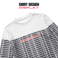 Thumbnail for Be Real Not Perfect Long Sleeve Transparent Bodysuit Women's Paneled Newspaper Long Sleeve Round Neck Shirts Beautiful Hot, Drestiny, Bodysuits, Long Sleeve Shirts, Women's Shirts, Casual Shirts, White, Black, S, M, L, United States, Canada, Australia, New Zealand, United Kingdom, Top Selling Shirts For Women, FR, Gender_Women, shopdrestiny.com