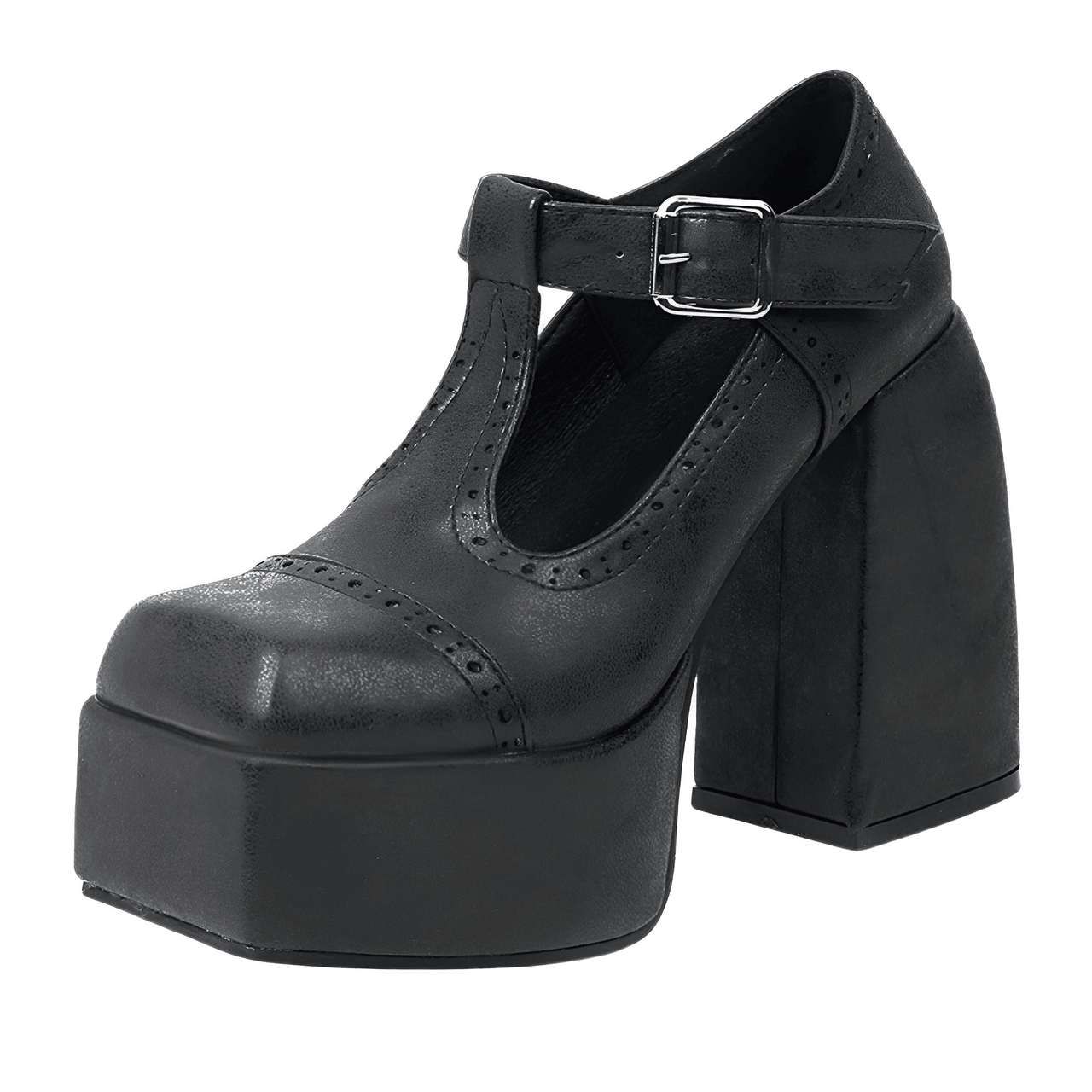 Retro High Heel Thick Platform Pumps For Women -, Shoes , Drestiny , Apricot, Australia, Black, Brown, Canada, Chocolate, Heels, Light Brown, New Zealand, Pumps, Sandals, United Kingdom, United States , Drestiny , www.shopdrestiny.com