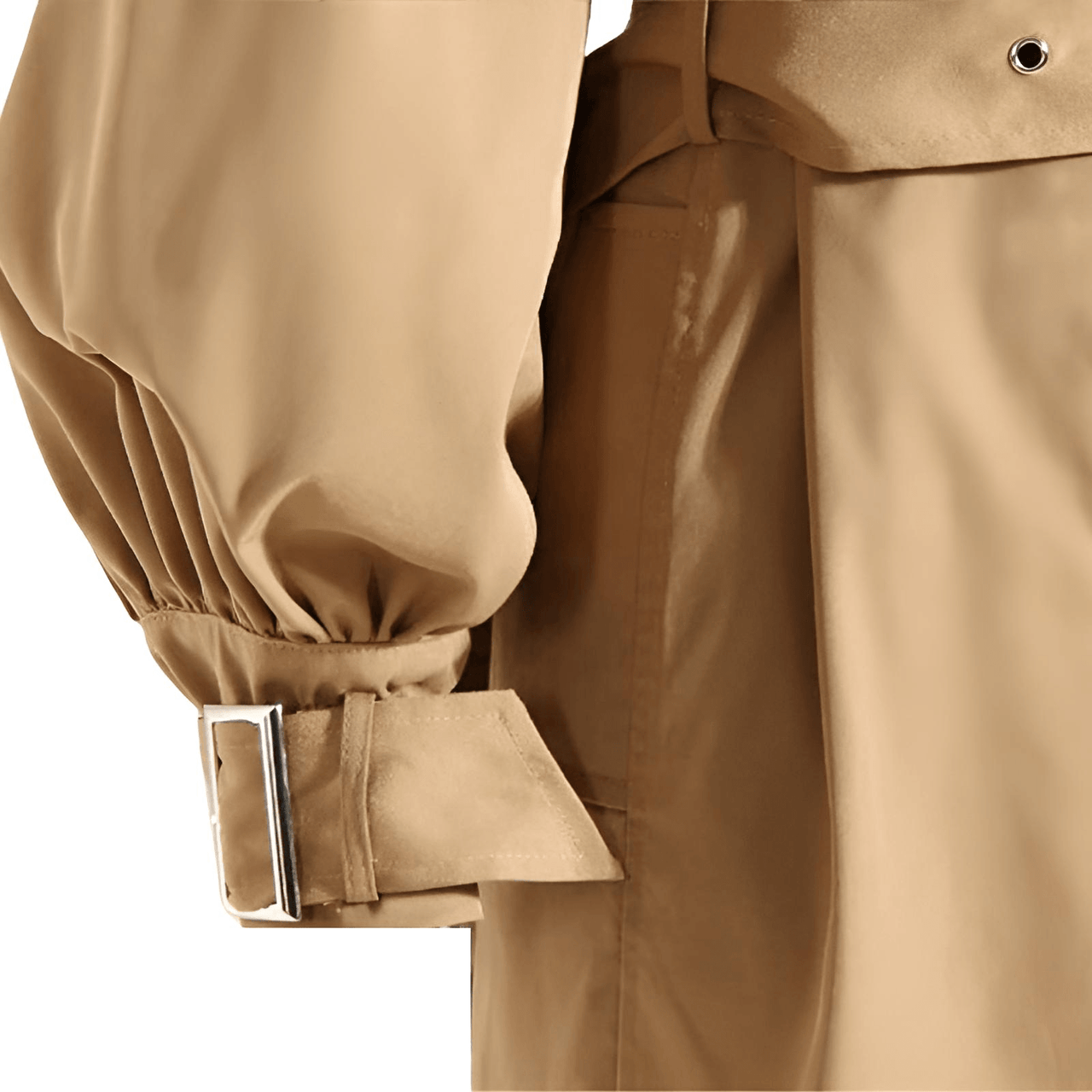 Black Khaki Long Trench Coat Women's Belt Elegant Chic Stylish Luxury Clothes Runway Fashion -, Coat , Drestiny , Australia, Black, Canada, Coats, Khaki, L, M, New Zealand, S, Trench Coats, United Kingdom, United States, XL, XXL , Drestiny , www.shopdrestiny.com