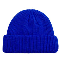 Thumbnail for Blue knit beanie on a white background
