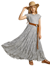 Thumbnail for Boho Dresses For Girls -, Dress , Drestiny , 10T, 12T, 14T, 3T, 4T, 6T, 8T, Australia, Beige, Brown, Canada, Coffee, Dark Green, Dark Grey, Dresses, FR, Girls, Green, New Zealand, Pink, Purple, Red, Sleeveless, TD, United Kingdom, United States, White , Drestiny , www.shopdrestiny.com