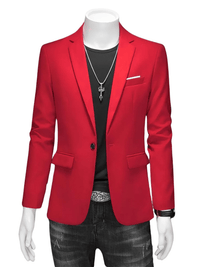 Thumbnail for Boutique Fashion Solid Color High-End Men's Casual Blazer Business Groom Wedding Blazers for Men Suit Jacket Coat, Drestiny, Jackets, Blazers, S, M, L, XL, XXL, 3XL, United States, USA, Australia, United Kingdom, UK, Apricot, Sky Blue, Wine Red, Purple, Dark Green, Dark Grey, Royal Blue, Lake Blue, Yellow, Red, White, Black, Light Pink, Navy Blue, Light Grey, Light Green, men's casual blazer,  men's sport coat casual, men's unstructured blazer, shopdrestiny.com