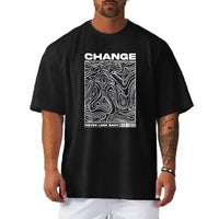 Thumbnail for Change Never Look Back Print Oversized Gym T-Shirt Bodybuilding Muscle Short Sleeve Tops Men's Sport Fitness Shirt -, T-Shirts , Drestiny , Australia, Black, Canada, Casual Shirts, Gender_Men, Grey, L, M, New Zealand, Purple, Short Sleeves, T-Shirts, United Kingdom, United States, White, XL, XXL , Drestiny , www.shopdrestiny.com