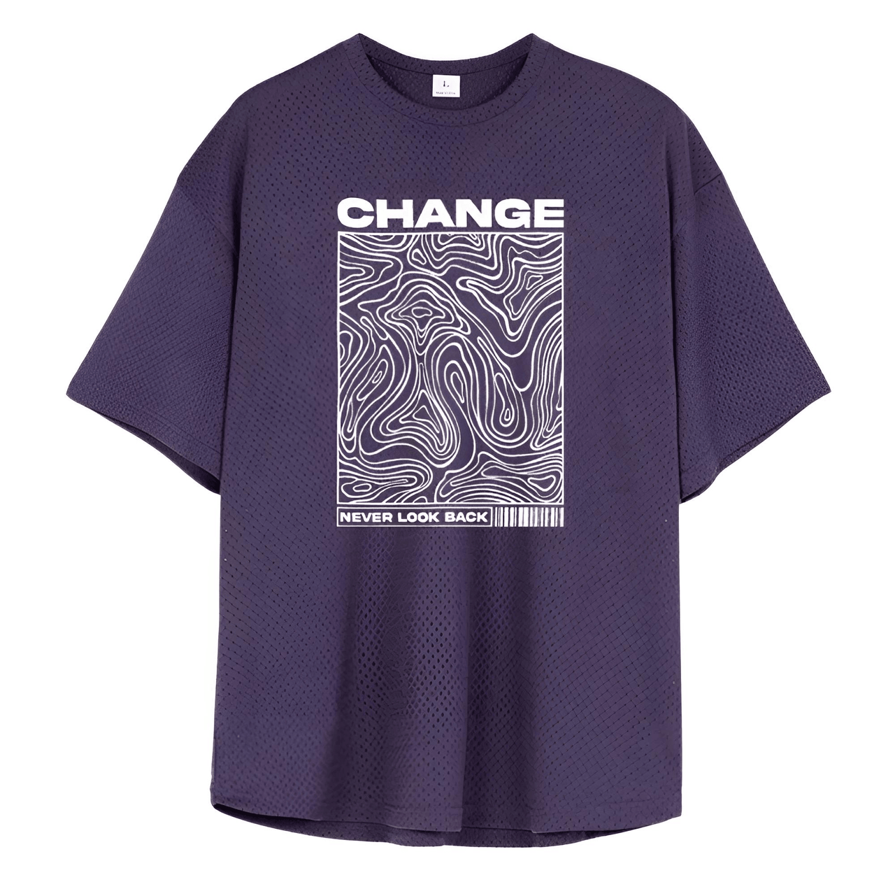 Change Never Look Back Print Oversized Gym T-Shirt Bodybuilding Muscle Short Sleeve Tops Men's Sport Fitness Shirt -, T-Shirts , Drestiny , Australia, Black, Canada, Casual Shirts, Gender_Men, Grey, L, M, New Zealand, Purple, Short Sleeves, T-Shirts, United Kingdom, United States, White, XL, XXL , Drestiny , www.shopdrestiny.com