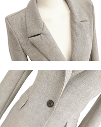 Thumbnail for Chic Business Suit Jacket Vest and Straight Pants Suit Set For Women -, Suits , Drestiny , Australia, Blazers, Canada, Dress Pants, Grey, Khaki, L, M, New Zealand, Pant Sets, Pant Suits, Pants Sets, S, Suits, United Kingdom, United States, Vests, XL , Drestiny , www.shopdrestiny.com