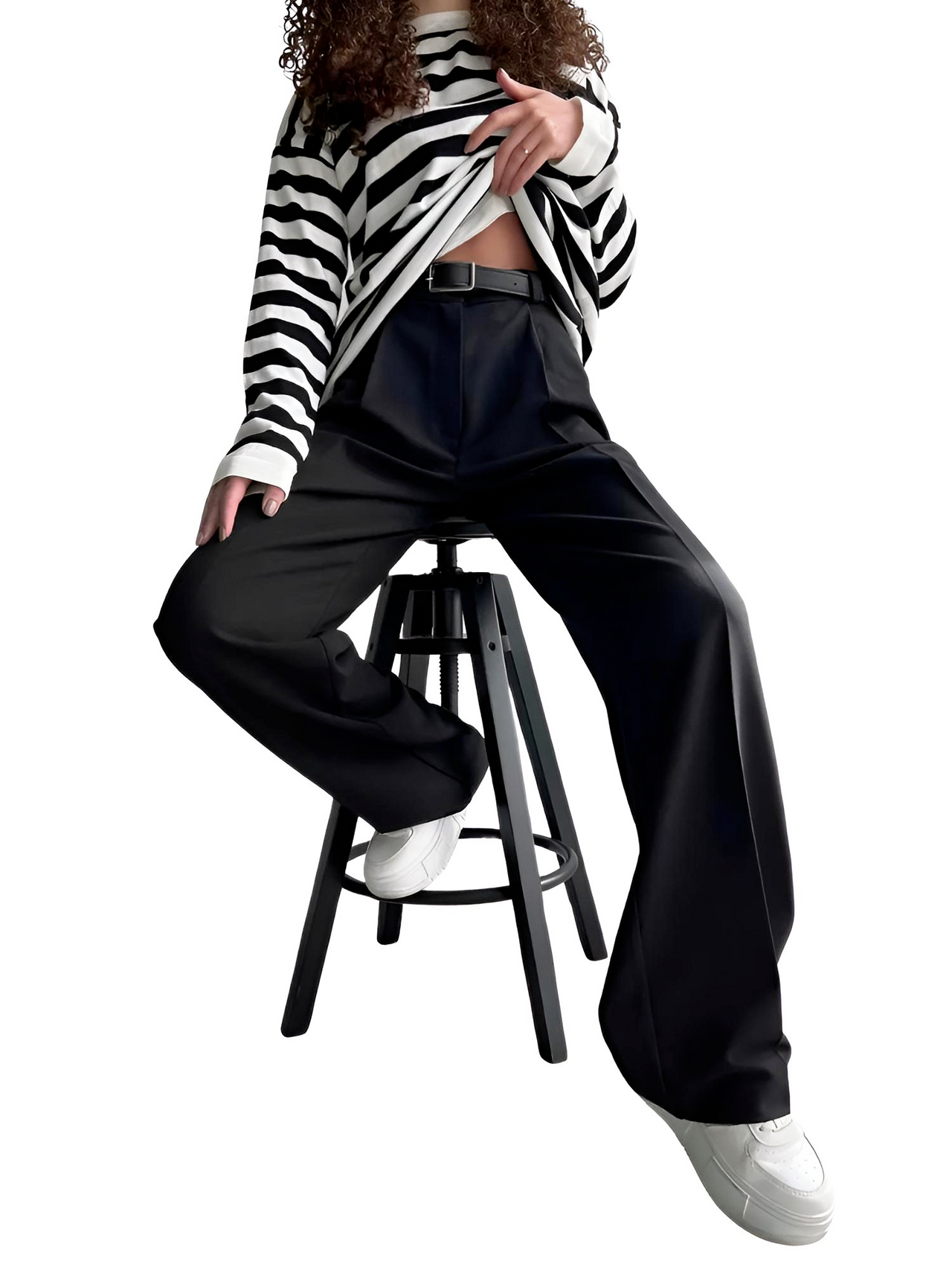 Classic Formal Women's Straight Leg Pants Spring and Summer Versatile Casual Wear Loose Fit Office Wide Leg Pants, Drestiny, Grey, Apricot, Black, S, M, L, 4, 6, 8, 10, Casual Pants, Dress Pants, United States, USA, Canada, Australia, New Zealand, United Kingdom, UK, best women's straight leg pants, black women's straight leg pants, women's straight leg pants dressy, shopdrestiny.com