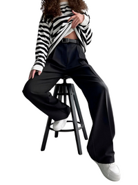 Thumbnail for Classic Formal Women's Straight Leg Pants Spring and Summer Versatile Casual Wear Loose Fit Office Wide Leg Pants, Drestiny, Grey, Apricot, Black, S, M, L, 4, 6, 8, 10, Casual Pants, Dress Pants, United States, USA, Canada, Australia, New Zealand, United Kingdom, UK, best women's straight leg pants, black women's straight leg pants, women's straight leg pants dressy, shopdrestiny.com