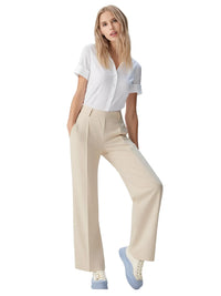 Thumbnail for Classic Formal Women's Straight Leg Pants Spring and Summer Versatile Casual Wear Loose Fit Office Wide Leg Pants, Drestiny, Grey, Apricot, Black, S, M, L, 4, 6, 8, 10, Casual Pants, Dress Pants, United States, USA, Canada, Australia, New Zealand, United Kingdom, UK, best women's straight leg pants, black women's straight leg pants, women's straight leg pants dressy, shopdrestiny.com