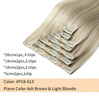 Thumbnail for Clip In Real Human Hair Extensions - Free Color Matching!