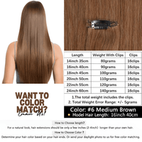 Thumbnail for Clip In Real Human Hair Extensions - Free Color Matching! -, Hair Extensions , Drestiny , Australia, Black, Blonde, Brown, Burgundy, Canada, FR, Hair Extensions, New Zealand, Red, United Kingdom, United States , Drestiny , www.shopdrestiny.com