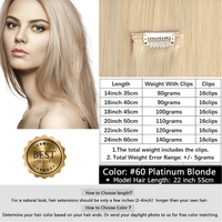 Thumbnail for Clip In Real Human Hair Extensions - Free Color Matching!