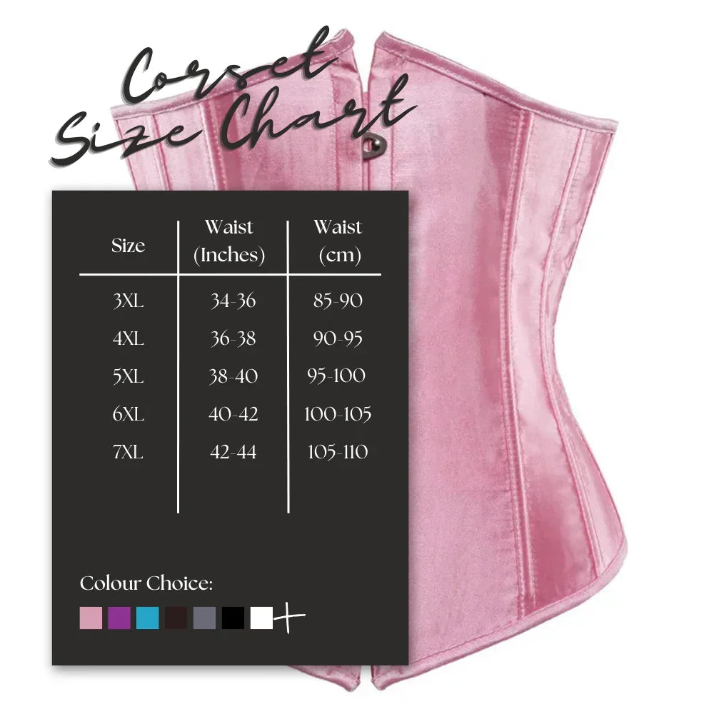 Women's Trendy Corset Tops Underbust Waist Cincher Workout Shape Body Belt Shapewear Corsets and Bustiers Plus Size Women, Drestiny, Pink Corset Top, United States, USA, Canada, Australia, New Zealand, United Kingdom, UK, Corsets, Strapless, Sleeveless, Off shoulder, XS, S, M, L, XL, XXL, 3XL, 4XL, 5XL, 6XL, 7XL, Pink, Black, Blue, Coffee, Grey, Green, Khaki, Purple, Red, White, Dark Purple, corset top, cute corset tops, sexy corset tops, corset top UK, bustier top, going out corset top, shopdrestiny.com