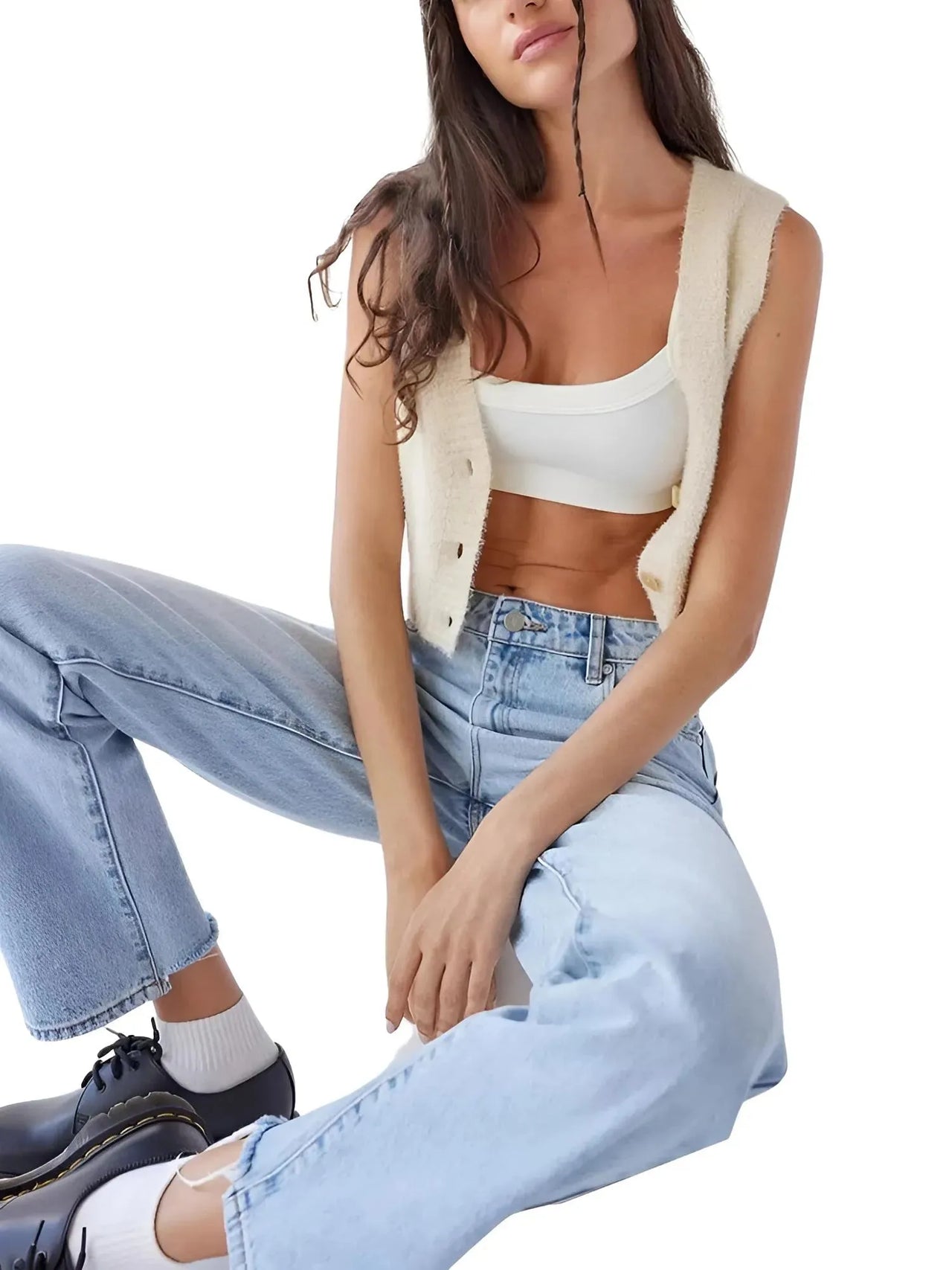 Cotton Stretchy Ribbed Women's Sleeveless Tube Top Crop Top -, Crop Tops , Drestiny , Australia, Black, Brown, Canada, Casual Shirts, Crop Tops, Dark Blue, Dark Grey, Gender_Women, M, New Zealand, S, Sleeveless, Tube Tops, United Kingdom, United States, White , Drestiny , www.shopdrestiny.com