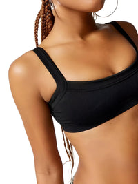 Thumbnail for Cotton Stretchy Ribbed Women's Sleeveless Tube Top Crop Top -, Crop Tops , Drestiny , Australia, Black, Brown, Canada, Casual Shirts, Crop Tops, Dark Blue, Dark Grey, Gender_Women, M, New Zealand, S, Sleeveless, Tube Tops, United Kingdom, United States, White , Drestiny , www.shopdrestiny.com
