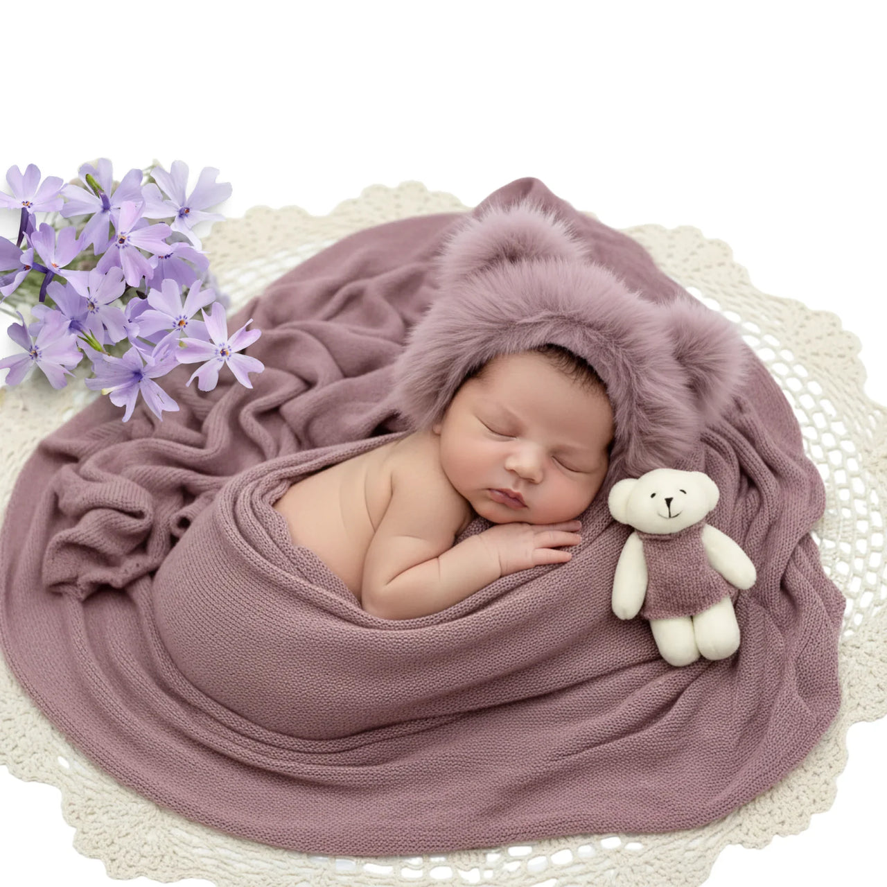 Cozy Newborn Photography Bundle 3pcs/Set