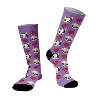 Thumbnail for Customized Avatar Socks -, Socks , Drestiny , Australia, Black, Blue, Canada, Gender_Men, Gender_Women, Green, New Zealand, Pink, Purple, Red, Socks, United Kingdom, United States, White, Yellow , Drestiny , www.shopdrestiny.com