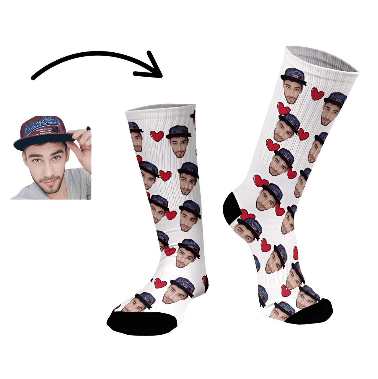 Customized Avatar Socks -, Socks , Drestiny , Australia, Black, Blue, Canada, Gender_Men, Gender_Women, Green, New Zealand, Pink, Purple, Red, Socks, United Kingdom, United States, White, Yellow , Drestiny , www.shopdrestiny.com