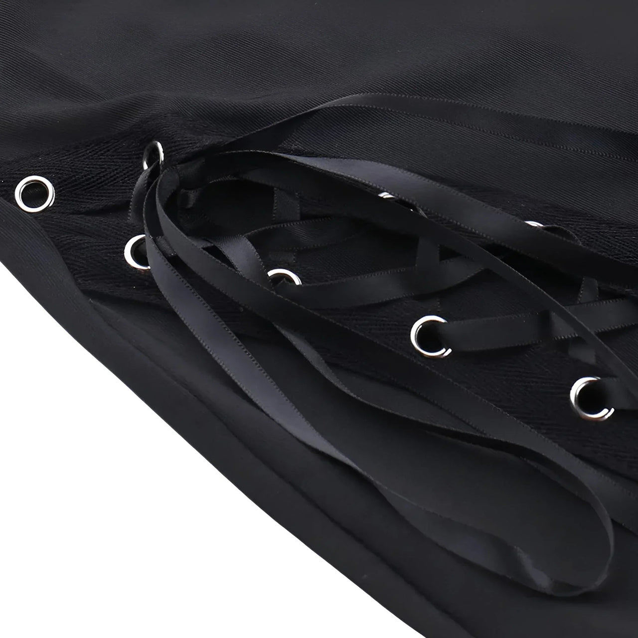 Dark Black Sexy Women's Flared Lace-Up Pants Cut Out Bell Bottom Tied Up High Waist Streetwear, Drestiny, Casual Pants, Y2K Pants, Trousers, Black, XS, S, M, L, XL, XXL, 2XL, 3XL, XXXL, United States, USA, Canada, Australia, New Zealand, United Kingdom, UK, Lace-up pants, women's flared trousers, Bell bottom pants with lace detail, Flared jeans with corset detail, shopdrestiny.com