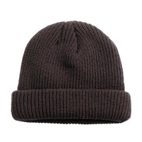 Thumbnail for Brown knit beanie on a white background