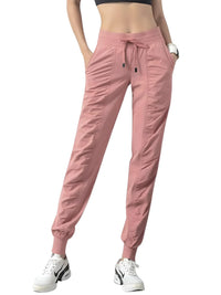 Thumbnail for Drawstring Running Sport Joggers Women -, Activewear , Drestiny , Australia, Black, Canada, Grey, Joggers, L, M, New Zealand, PaleGreen, Pink, RosyBrown, S, United Kingdom, United States, XL, XXL , Drestiny , www.shopdrestiny.com