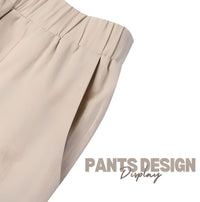 Thumbnail for Elastic Waist Trousers Women's Casual Baggy Pants Elegant Loose Wide Leg Pants Vintage Cotton -, Pants , Drestiny , 4XL, 5XL, Australia, Beige, Casual Pants, Dark Blue, Dark Orange, FR, L, M, Navy, New Zealand, Orange, S, United Kingdom, United States, XL, XXL, XXXL , Drestiny , www.shopdrestiny.com