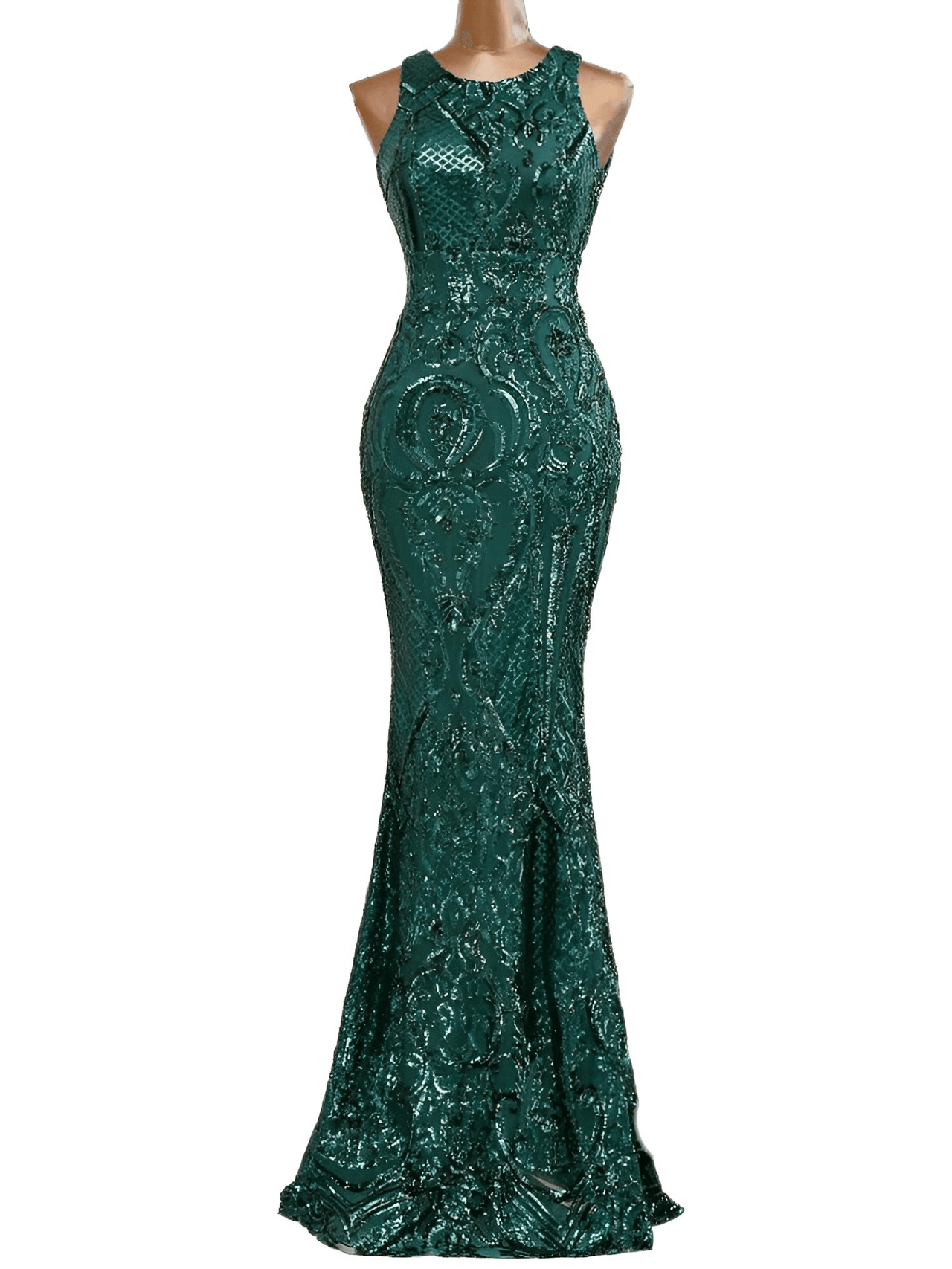 Elegant Backless White Mermaid Gown - Now in Other Colors! -, Dresses , Drestiny , 10, 12, 14, 2, 4, 6, 8, Australia, Black, Canada, Dark Green, Dark Red, FR, Gold, Maxi Dresses, New Zealand, Sleeveless, United Kingdom, United States , Drestiny , www.shopdrestiny.com