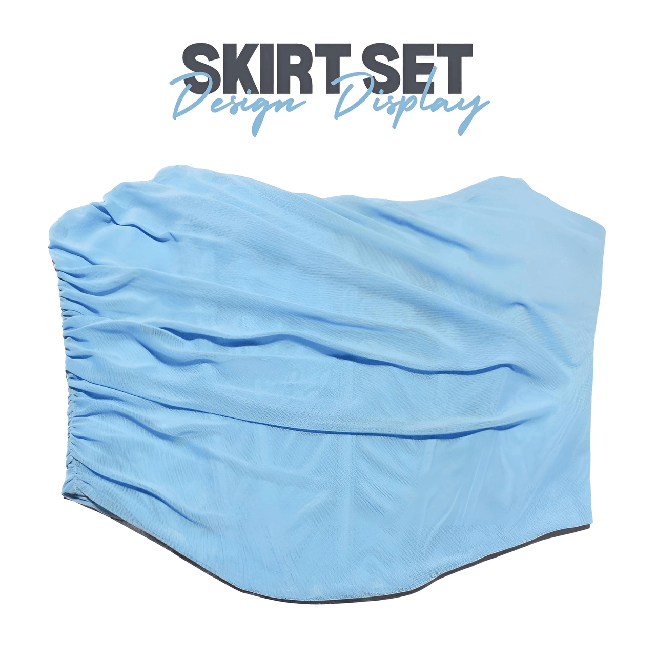 Elegant 2 Piece Dress Set Women Fashion Matching Sets Sexy Cropped Top and Long Skirt Set Casual Dress, Drestiny, Red, Wine Red, Pink, Light Blue, Beige Floral, Sets, Skirt Sets, Crop Tops, Corsets, Sleeveless, Strapless, Off Shoulder, XS, S, M, L, United States, USA, Canada, Australia, New Zealand, matching skirt and top sets, trendy two piece skirt sets, skirt set outfits, summer skirt sets, co-ord skirt sets, shopdrestiny.com