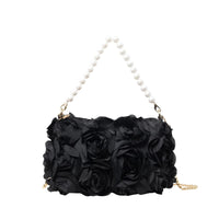 Thumbnail for Elegant Rose Flower Dinner Bag Faux Pearl Handbag Metal Chain Crossbody Bag, Drestiny, Handbags, Purses, United States, Canada, Australia, New Zealand, United Kingdom, Flower Handbags, Floral Handbags, Small flower handbags, flower handbags for women, Pink, Purple, Pink Handbags, Purple Handbags, Lavender, Ivory, White, Deep Pink, Black, shopdrestiny.com