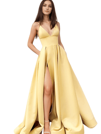 Thumbnail for Evening Gown With Pockets - Get Custom Sizing & Colors! -, Maxi Dress , Drestiny , 10, 12, 14, 16, 2, 4, 6, 8, Apricot, Australia, Black, Blue, Canada, Dark Green, Deep Pink, Green, Khaki, Light Blue, Maxi Dresses, New Zealand, Pink, Purple, Red, Royal Blue, Sleeveless, Teal, United Kingdom, United States, Yellow , Drestiny , www.shopdrestiny.com