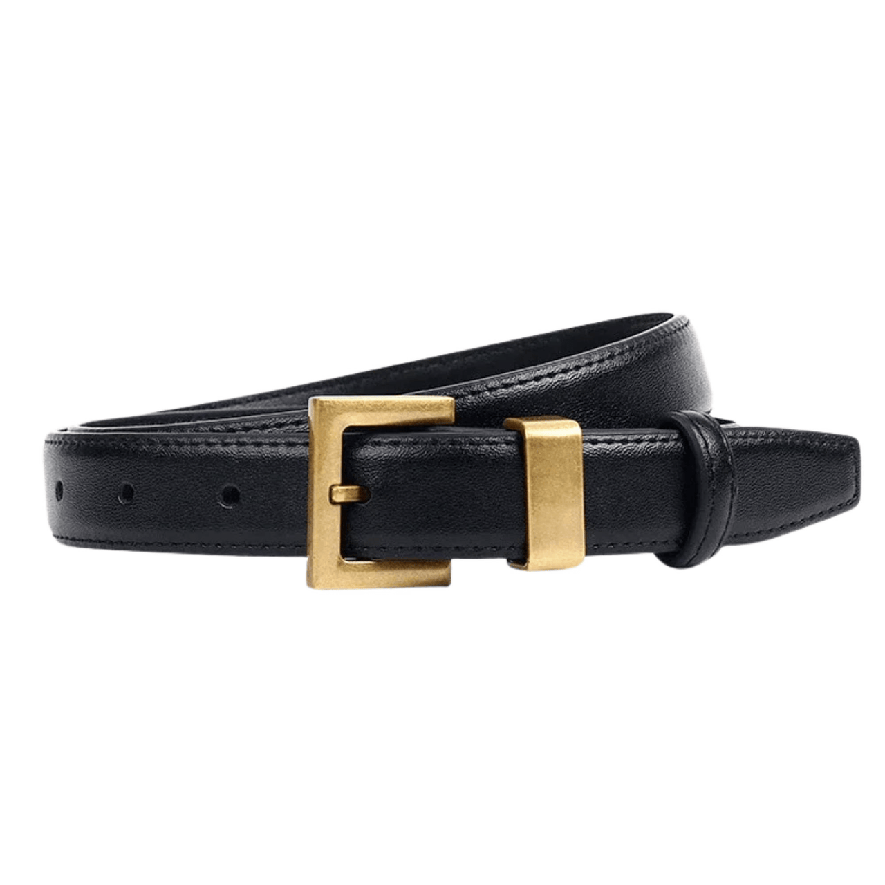 Fashion Leather Square Gold Buckle Belt Minimalist Jeans Clothing Accessories Luxury Designer Brand Belt for Women, Drestiny, Belts, Accessories For Women, Leather Belts, Black Leather Belt, Brown Leather Belt, Gender_Women, United States, Canada, Australia, New Zealand, United Kingdom, Brown, Black, 105cm, shopdrestiny.com