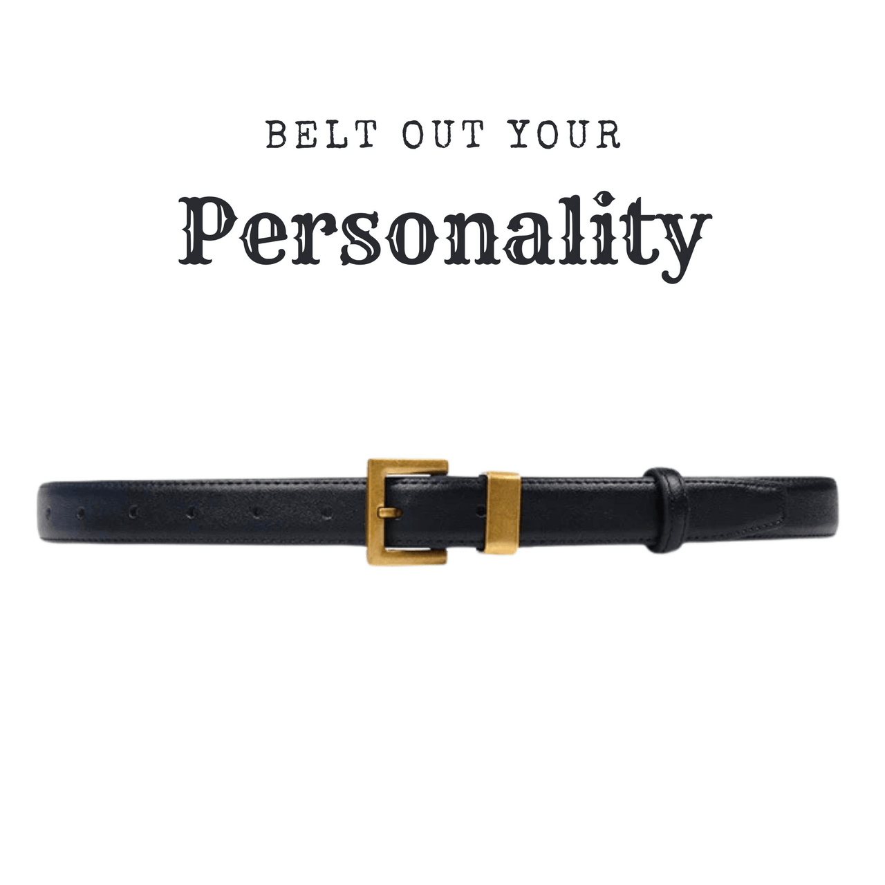 Fashion Leather Square Gold Buckle Belt Minimalist Jeans Clothing Accessories Luxury Designer Brand Belt for Women, Drestiny, Belts, Accessories For Women, Leather Belts, Black Leather Belt, Brown Leather Belt, Gender_Women, United States, Canada, Australia, New Zealand, United Kingdom, Brown, Black, 95cm, 100cm, 105cm, 110cm, shopdrestiny.com