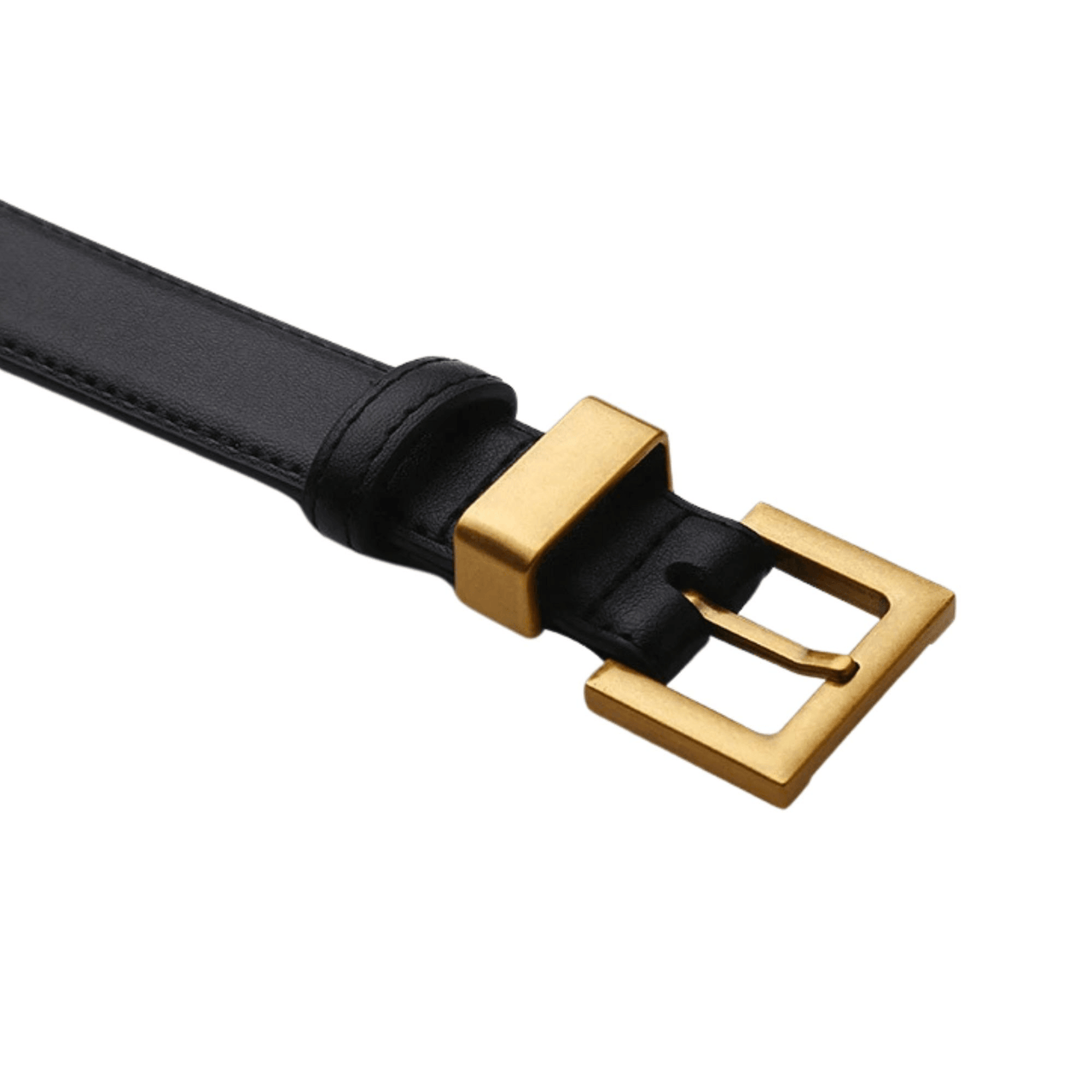 Fashion Leather Square Gold Buckle Belt Minimalist Jeans Clothing Accessories Luxury Designer Brand Belt for Women, Drestiny, Belts, Accessories For Women, Leather Belts, Black Leather Belt, Brown Leather Belt, Gender_Women, United States, Canada, Australia, New Zealand, United Kingdom, Brown, Black, 95cm, 100cm, 105cm, 110cm, shopdrestiny.com