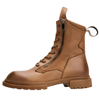 Thumbnail for Fashion Men's Ankle Chelsea Boots Luxury Genuine Leather Designer British Style Winter Warm Casual Business Shoes Man, Drestiny, Ankle Boots, Boots, Chelsea Boots Men, Combat Boots, Leather Boots, United States, Australia, New Zealand, United Kingdom, Black, Brown, Off White, Grey, 5.5, 6.5, 7, 8, 8.5, 9.5, 10, 11, FR, shopdrestiny.com