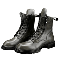 Thumbnail for Fashion Men's Ankle Chelsea Boots Luxury Genuine Leather Designer British Style Winter Warm Casual Business Shoes Man, Drestiny, Ankle Boots, Boots, Chelsea Boots Men, Combat Boots, Leather Boots, United States, Australia, New Zealand, United Kingdom, Black, Brown, Off White, Grey, 5.5, 6.5, 7, 8, 8.5, 9.5, 10, 11, FR, shopdrestiny.com