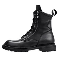 Thumbnail for Fashion Men's Ankle Chelsea Boots Luxury Genuine Leather Designer British Style Winter Warm Casual Business Shoes Man, Drestiny, Ankle Boots, Boots, Chelsea Boots Men, Combat Boots, Leather Boots, United States, Australia, New Zealand, United Kingdom, Black, Brown, Off White, Grey, 5.5, 6.5, 7, 8, 8.5, 9.5, 10, 11, FR, shopdrestiny.com