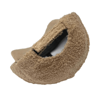 Thumbnail for Faux Lambswool Baseball Caps Letter C Embroidery Snap Back Hats For Women Men, Drestiny, Lambswool Baseball Cap, Winter Baseball Cap, Luxury Faux Fur Baseball Cap, Faux Cashmere Baseball Cap, Designer Baseball Cap Lambswool, United States, USA, Canada, Australia, New Zealand, United Kingdom, UK, Khaki, Black, Beige, Pink, White, Brown, Dark Grey, One Size, Adjustable Baseball Cap, Shopdrestiny.com