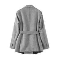 Thumbnail for Fish Bone Top Blazer Pants Sets 3 Pieces For Women Solid One Button Jacket Crop Tops High Waist Pocket Pants Lady Office Set, Drestiny, Pant Sets, Pant Suits, Sets, Blazers, Jackets, Crop Tops, 3 Piece Grey Suit for Women, 3 Piece Pink Suit for Women, Dress Pants, Casual Pants, Pantsuits, S, M, L, United States, Australia, New Zealand, United Kingdom, Sleeveless, Long Sleeve, Grey, Pink, shopdrestiny.com