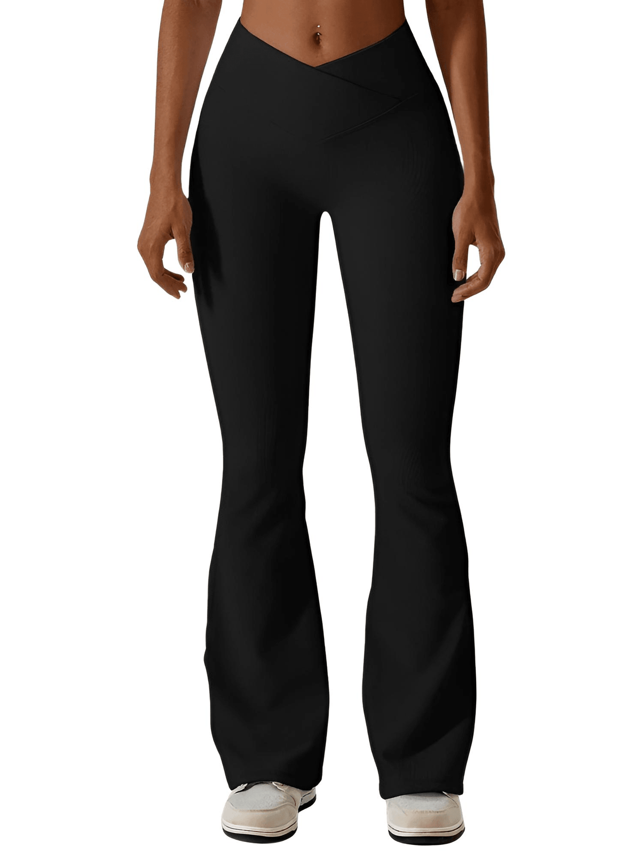 Flare Leg Yoga Pants Women's High Waist Wide Leg Pants -, Pants , Drestiny , 10, 12, 14, 8, Australia, Black, Blue, Casual Pants, Green, L, Light Blue, M, New Zealand, Olive Green, S, Sky Blue, United Kingdom, United States, White, XL , Drestiny , www.shopdrestiny.com