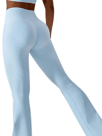 Thumbnail for Flare Leg Yoga Pants Women's High Waist Wide Leg Pants -, Pants , Drestiny , 10, 12, 14, 8, Australia, Black, Blue, Casual Pants, Green, L, Light Blue, M, New Zealand, Olive Green, S, Sky Blue, United Kingdom, United States, White, XL , Drestiny , www.shopdrestiny.com