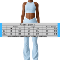 Thumbnail for Flare Leg Yoga Pants Women's High Waist Wide Leg Pants -, Pants , Drestiny , 10, 12, 14, 8, Australia, Black, Blue, Casual Pants, Green, L, Light Blue, M, New Zealand, Olive Green, S, Sky Blue, United Kingdom, United States, White, XL , Drestiny , www.shopdrestiny.com