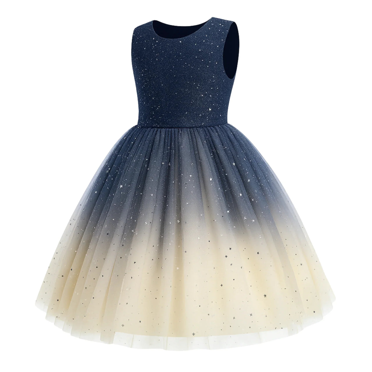 Flower Girl's Trailing Sequin Dress Baby Wedding Christmas Party Dress Teenager Children Kids Elegant Dress for 3-15Years