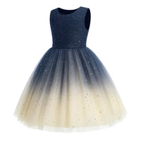 Thumbnail for Flower Girl's Trailing Sequin Dress Baby Wedding Christmas Party Dress Teenager Children Kids Elegant Dress for 3-15Years