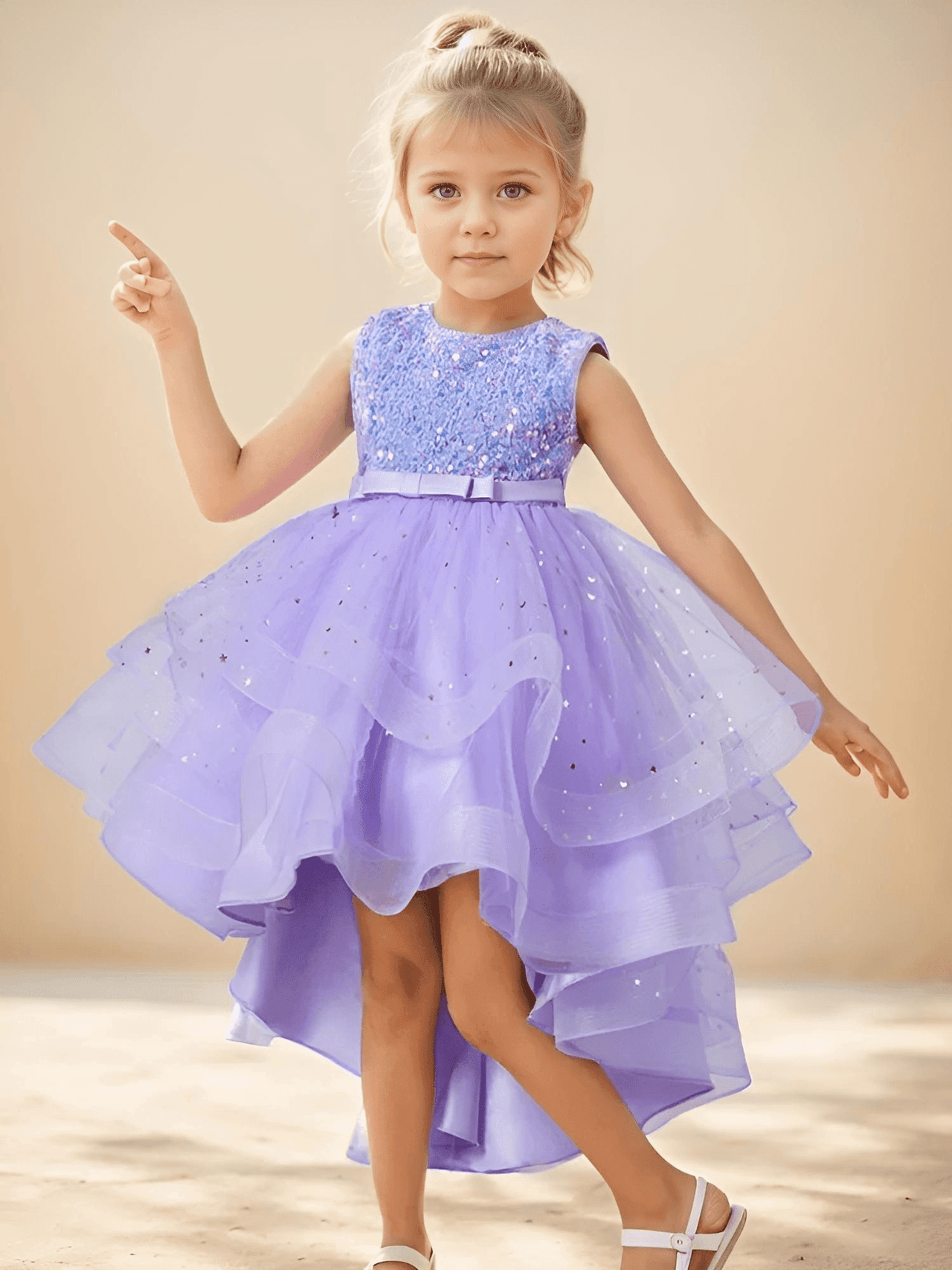Flower Girl's Trailing Sequin Dress Baby Wedding Christmas Party Trailing Dress Teenager Children Kids Elegant Dress for 3-15Years, Drestiny, Dresses, Midi Dresses, Sleeveless, United States, USA, Canada, Australia, New Zealand, United Kingdom, UK, 3-4T, 5T, 6-7T, 8Y, 9-10Y, 11-12Y, 13-14Y, Gold, Wine Red, Sky Blue, Purple, Pink, White, Navy, girls' flower girl dresses, girls' formal trailing dresses, shopdrestiny.com