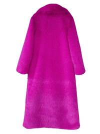 Thumbnail for Fluffy Super Long Fur Coats Women's Jacket Winter Lapel Thick Faux Fur Coats Jacket for Women Outerwear, Drestiny, Extra long faux fur coat, Long faux fur coat women, oversized faux fur coat, Maxi faux fur coat, Luxury faux fur coat long, S, M, L, XL, 2, 4, 6, 8, 10, 12, United States, USA, Canada, Australia, New Zealand, Coats, United Kingdom, UK, Fuchsia, White, Black, Red, Royal Blue, shopdrestiny.com