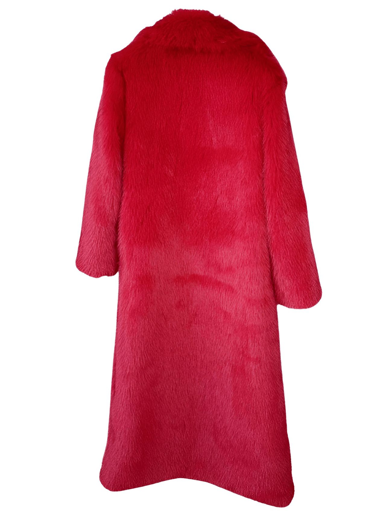 Fluffy Super Long Fur Coats Women's Jacket Winter Lapel Thick Faux Fur Coats Jacket for Women Outerwear, Drestiny, Extra long faux fur coat, Long faux fur coat women, oversized faux fur coat, Maxi faux fur coat, Luxury faux fur coat long, S, M, L, XL, 2, 4, 6, 8, 10, 12, United States, USA, Canada, Australia, New Zealand, Coats, United Kingdom, UK, Fuchsia, White, Black, Red, Royal Blue, shopdrestiny.com