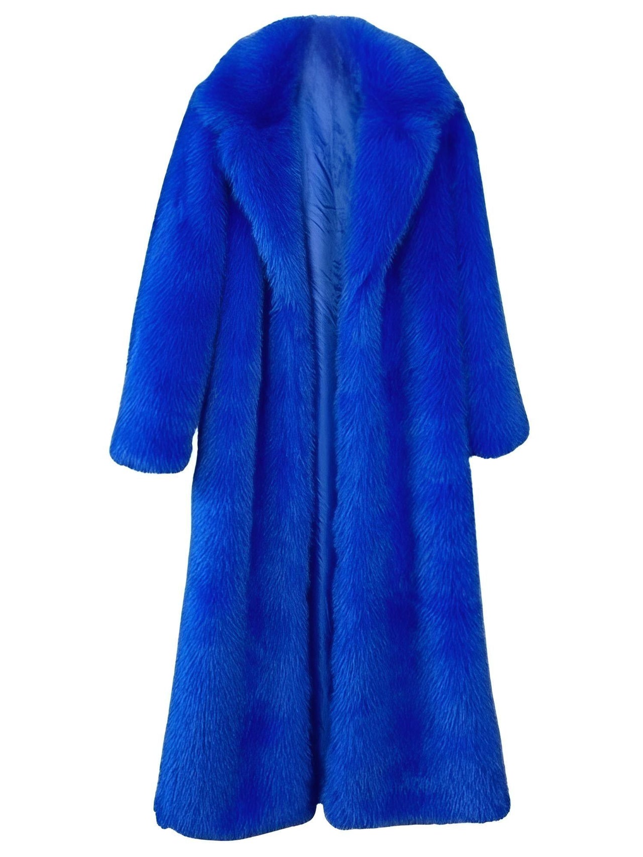 Fluffy Super Long Fur Coats Women's Jacket Winter Lapel Thick Faux Fur Coats Jacket for Women Outerwear, Drestiny, Extra long faux fur coat, Long faux fur coat women, oversized faux fur coat, Maxi faux fur coat, Luxury faux fur coat long, S, M, L, XL, 2, 4, 6, 8, 10, 12, United States, USA, Canada, Australia, New Zealand, Coats, United Kingdom, UK, Fuchsia, White, Black, Red, Royal Blue, shopdrestiny.com