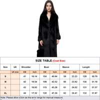 Thumbnail for Fluffy Super Long Fur Coats Women's Jacket Winter Lapel Thick Faux Fur Coats Jacket for Women Outerwear, Drestiny, Extra long faux fur coat, Long faux fur coat women, oversized faux fur coat, Maxi faux fur coat, Luxury faux fur coat long, S, M, L, XL, 2, 4, 6, 8, 10, 12, United States, USA, Canada, Australia, New Zealand, Coats, United Kingdom, UK, Fuchsia, White, Black, Red, Royal Blue, shopdrestiny.com