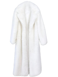 Thumbnail for Fluffy Super Long Fur Coats Women's Jacket Winter Lapel Thick Faux Fur Coats Jacket for Women Outerwear, Drestiny, Extra long faux fur coat, Long faux fur coat women, oversized faux fur coat, Maxi faux fur coat, Luxury faux fur coat long, S, M, L, XL, 2, 4, 6, 8, 10, 12, United States, USA, Canada, Australia, New Zealand, Coats, United Kingdom, UK, Fuchsia, White, Black, Red, Royal Blue, shopdrestiny.com